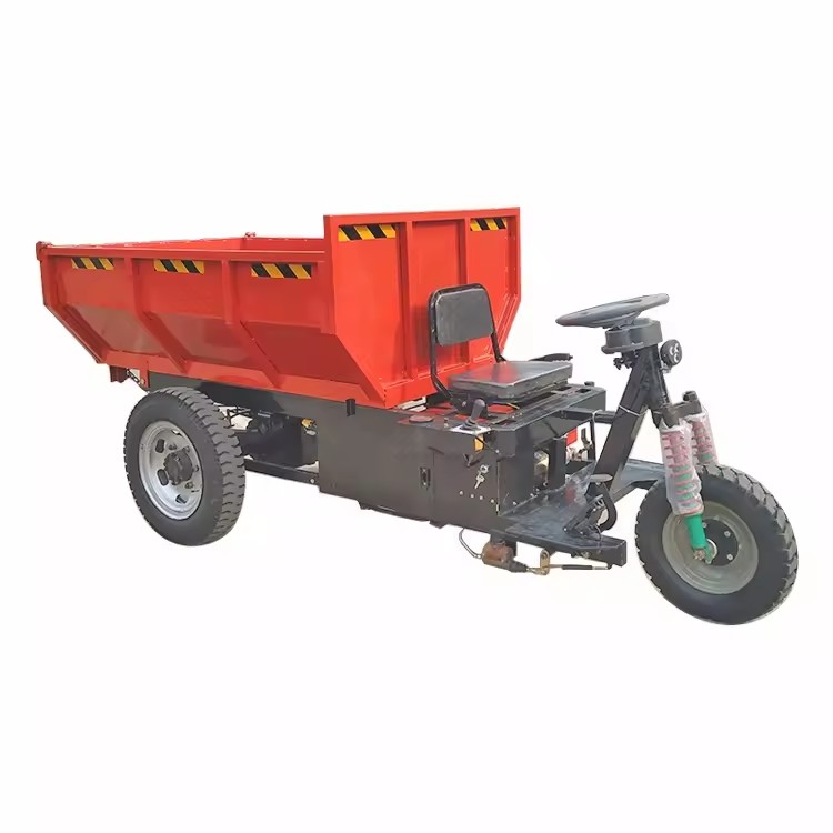 2 ton electric dump tricycle for mining three wheel electric tricycle tipper mini dump truck car cargo dumper