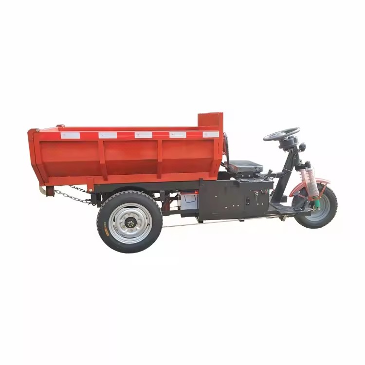 2 ton electric dump tricycle for mining three wheel electric tricycle tipper mini dump truck car cargo dumper